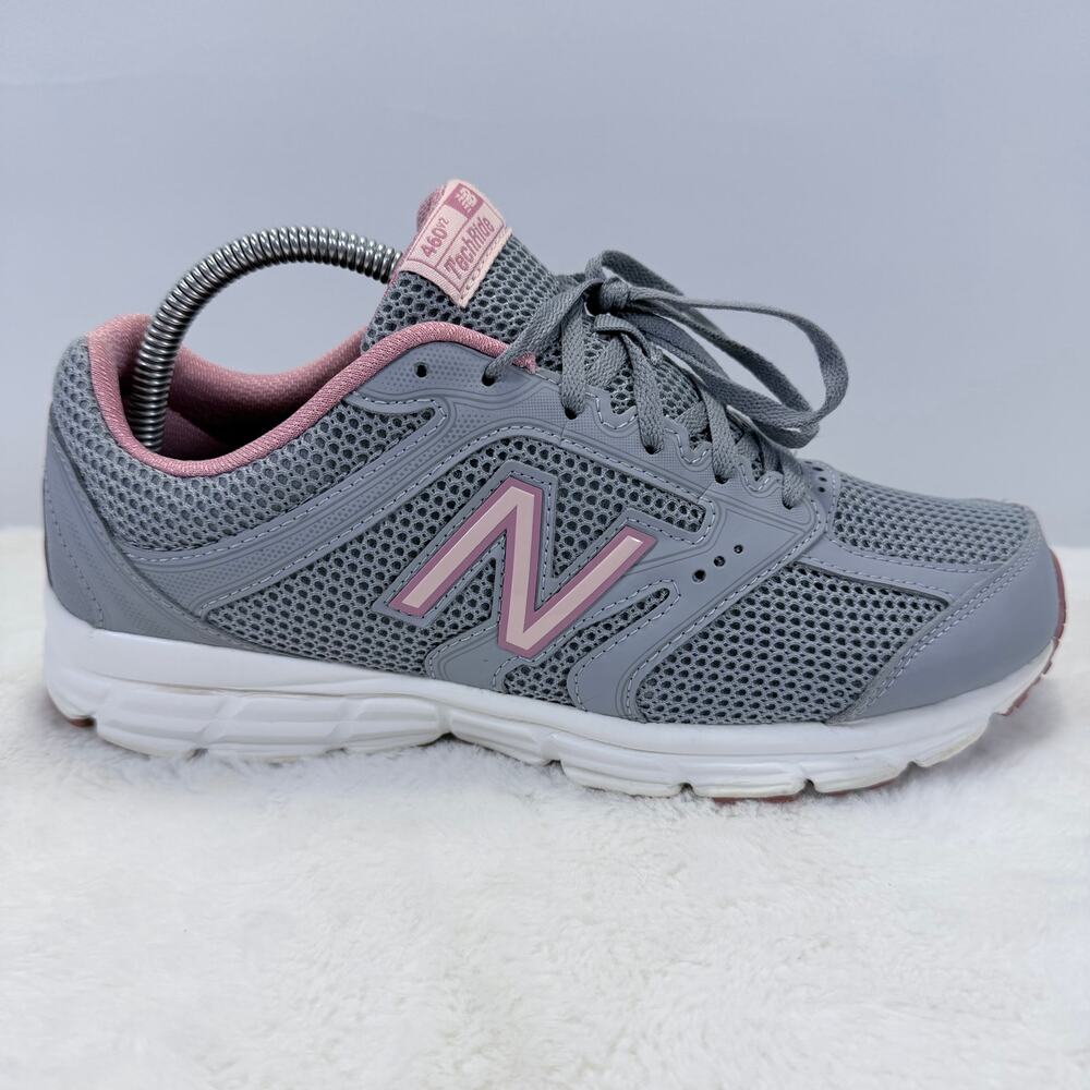 New Balance 460v2 Womens Running Shoes Gray Pink Athletic Sneakers Size 9.5